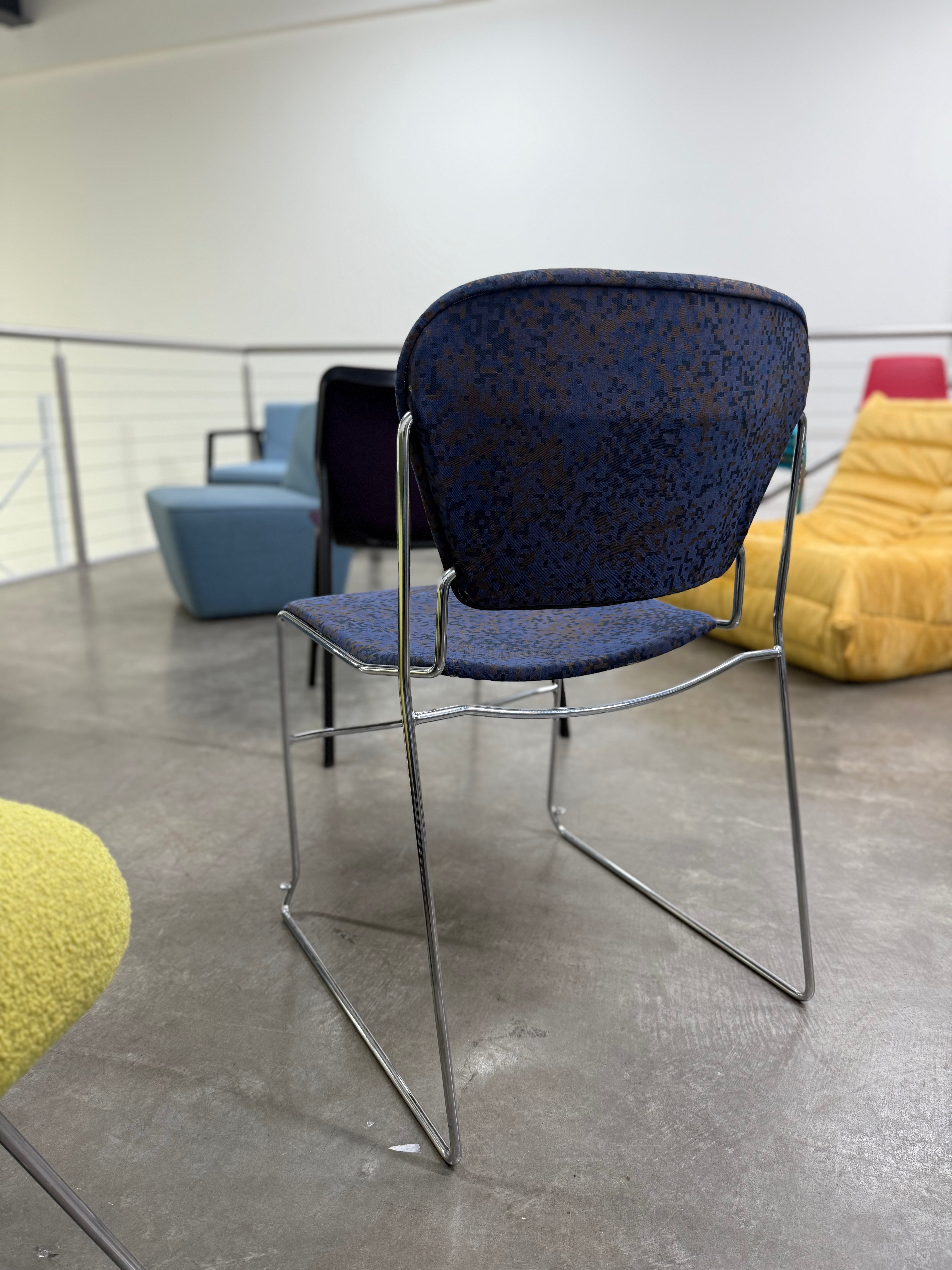 Charles Perry Chair Chairs Made in USA Authentic Original Genuine Premium Designer Furniture of high grade robust commercial quality ergonomic cantilever sled moving design adjusting adjustable back and seat ultra heavy duty stack stackable stacking steel metal frame upholstered comfortable Chairhub melbourne Sydney Fitzroy interior design Danish modern Scandinavian Italian wholesale bulk corporate office dining cafe bar restaurant furniture chairs