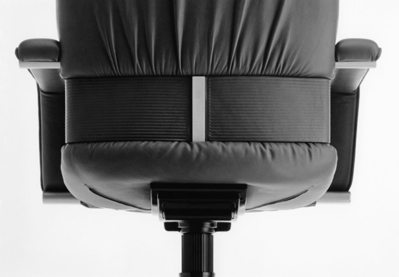 Mario Bellini Imago Chair Vitra Chairhub 64  - 90 Sutton Street North Melbourne Australia Sydney Adelaide Brisbane Tasmania Luxury Premium Authentic Original Genuine Designer Furniture Chairs Made in Italy Executive Management Soft Italian Leather Black Finest Best Highest Quality Most Premium Work Office Managers Chair ever made rare retro vintage classic Design Museum Art Piece Moma Vitra Design Museum