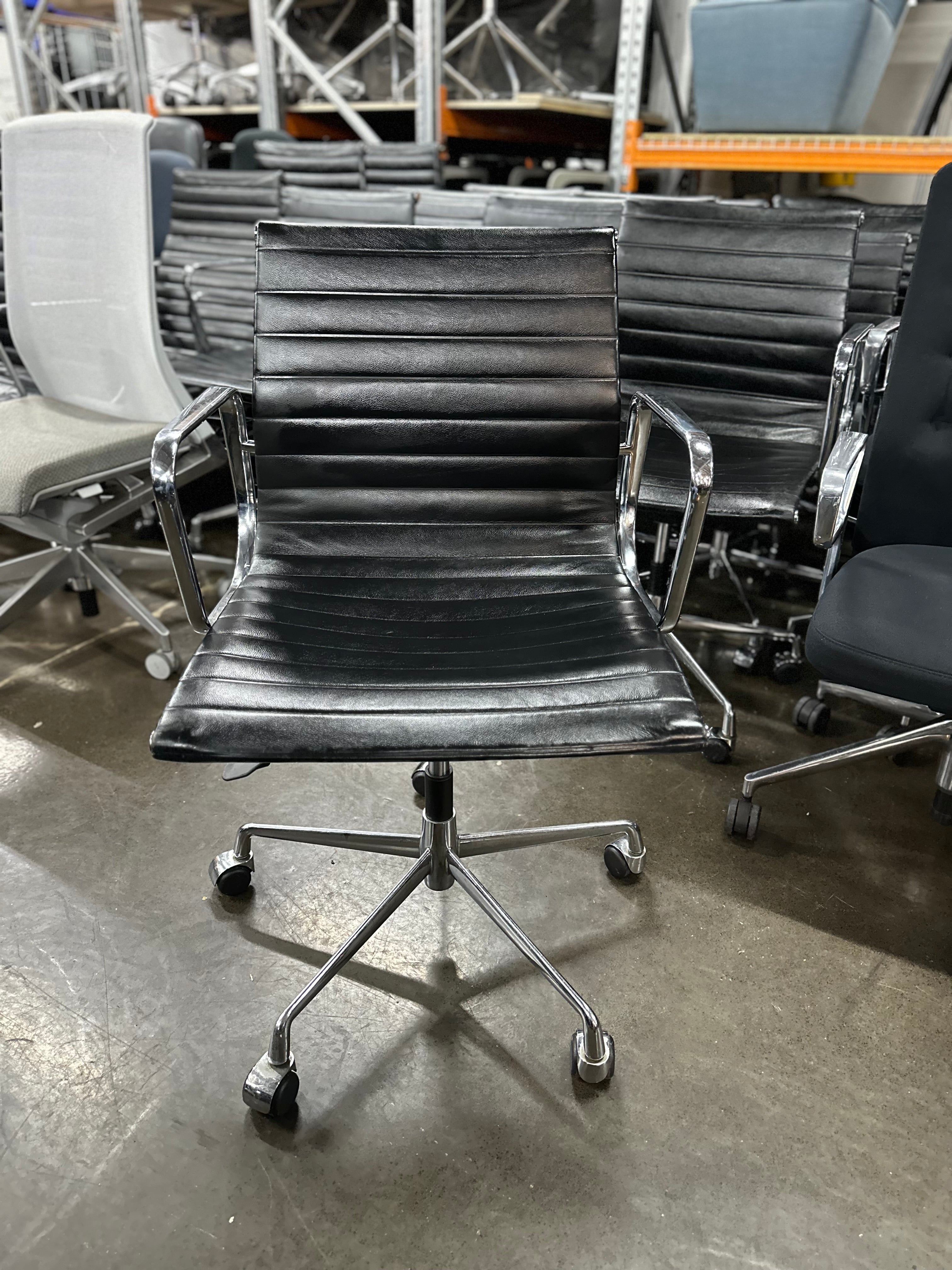 Eames Style Office Meeting Conference Chairs Vinyl Faux Leather