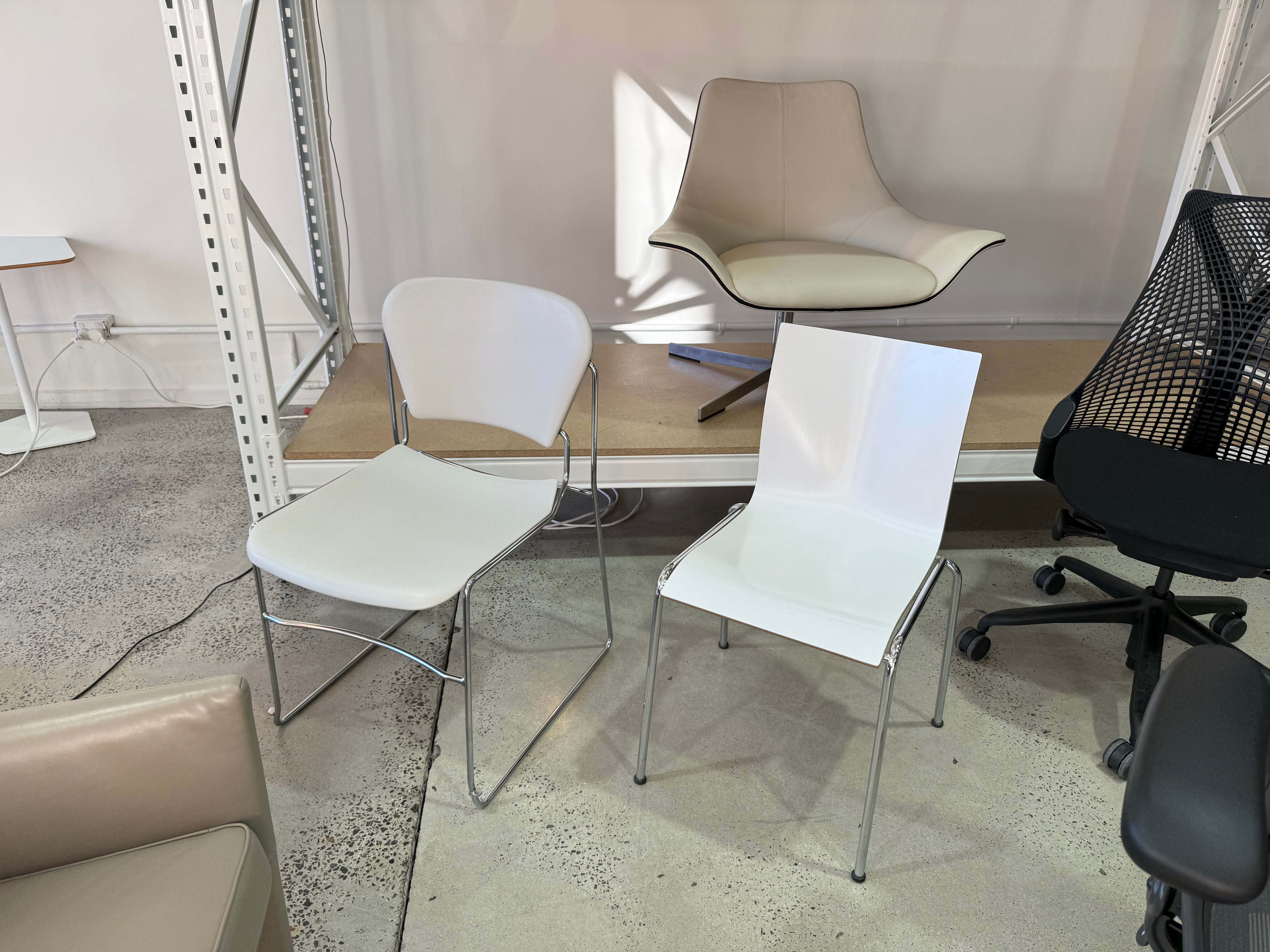Charles Perry Chair Chairs Made in USA Authentic Original Genuine Premium Designer Furniture of high grade robust commercial quality ergonomic cantilever sled moving design adjusting adjustable back and seat ultra heavy duty stack stackable stacking steel metal frame upholstered comfortable Chairhub melbourne Sydney Fitzroy interior design Danish modern Scandinavian Italian wholesale bulk corporate office dining cafe bar restaurant furniture chairs