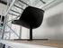 B&B Italia Mart Black Leather Armchair by Antonio Citterio. Made in Italy. Verified Authentic