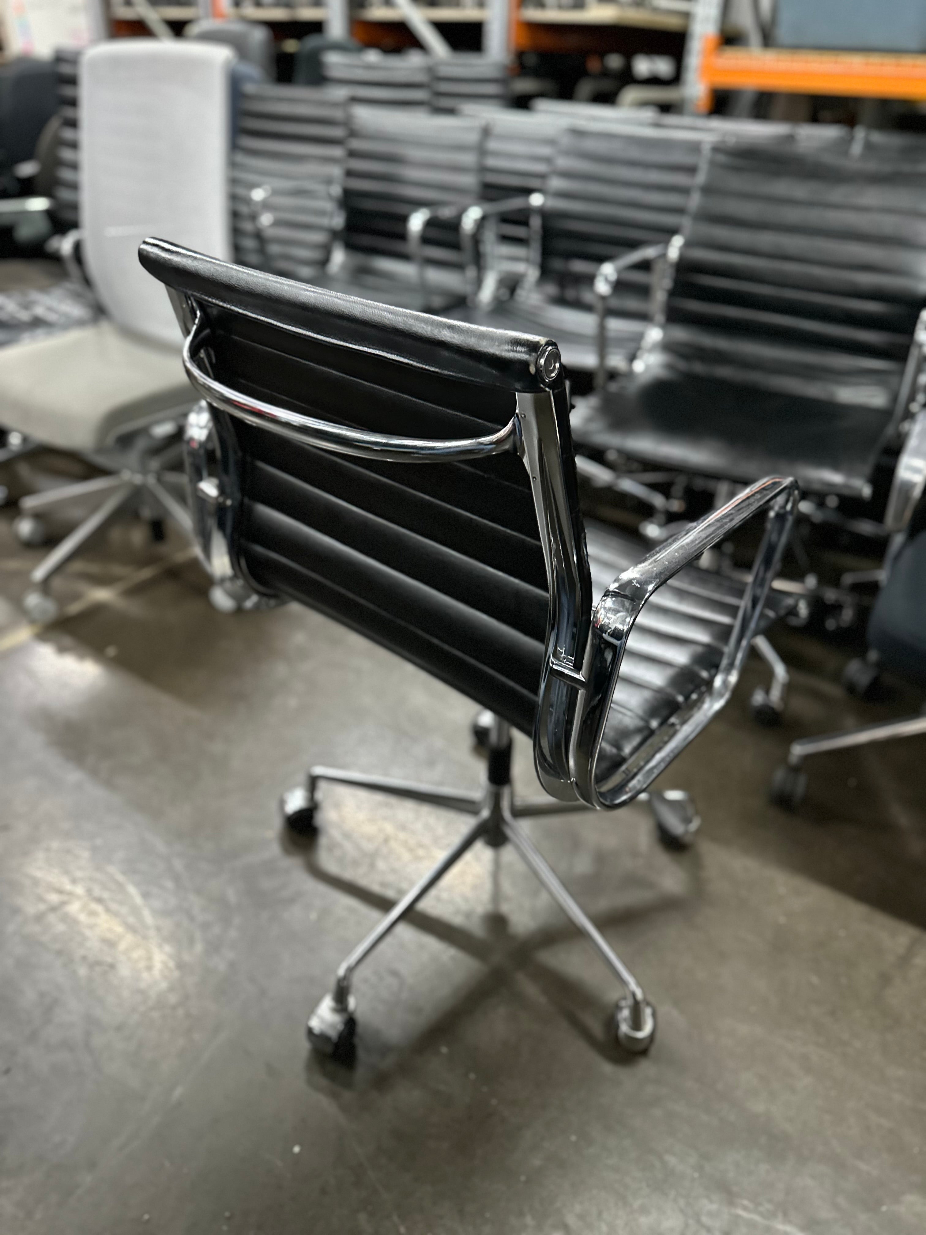 Eames Style Office Meeting Conference Chairs Vinyl Faux Leather