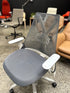 Herman Miller Sayl Chair w/ Adjustable Lumber Grey Back White frame Verified Authentic - The Chair Co.