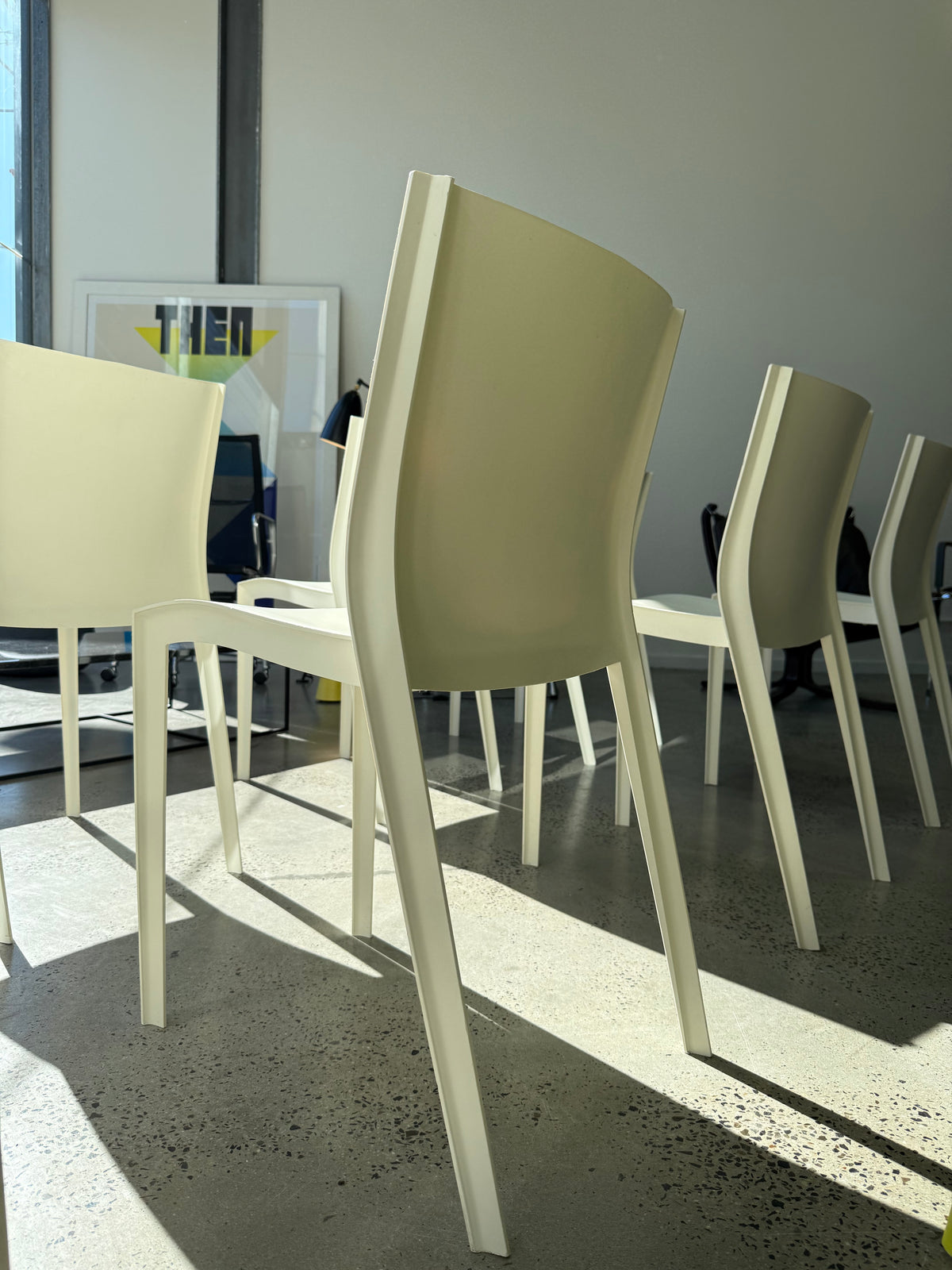 Verified Authentic Philippe Starck Slick Slick Chair Made in France XO 1999 I Premium Authentic Genuine Designer Furniture on Sale at Chairhub Collingwood Fitzroy Stack Stackable Herman Miller Vitra Wilkhahn Kartell Fritz Hansen Sydney Melbourne Art Design Museum Chair Co Dining Cafe Hospitality Office Corporate Conference Commercial Grade French Modern Minimal Minimalism Vintage Retro 20th Century Chair Chairs Bulk Wholesale Preowned Sustainable Sustainability Meeting Room Reception