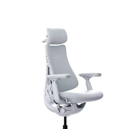 Light Grey 3 Office chairs LiberNovo Omni Dynamic ergonomic chair games gaming professional adjustable headrest footrest head rest foot rest lumber support ultimate lounge gaming relaxing massaging chair
