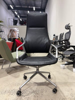 Wilkhahn Graph 302/5 High Back Executive Chair Black I Design Markus Jehs & Jürgen Laub I Made in Germany