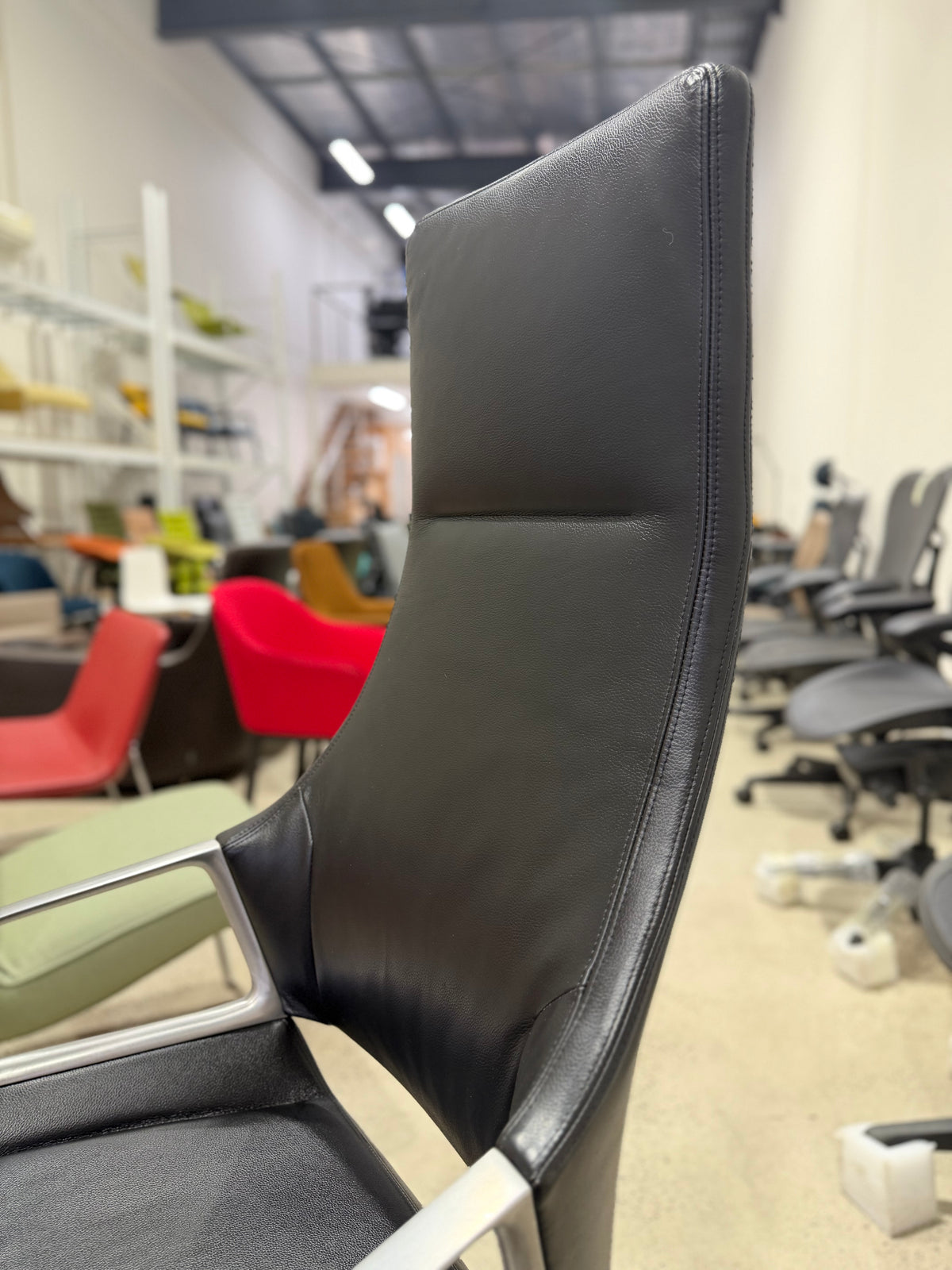 Wilkhahn Graph 302/5 High Back Executive Chair Black I Design Markus Jehs & Jürgen Laub I Made in Germany