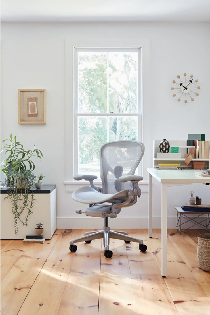 Polished Aluminum Aeron Miller Remastered Polished Aluminum Herman