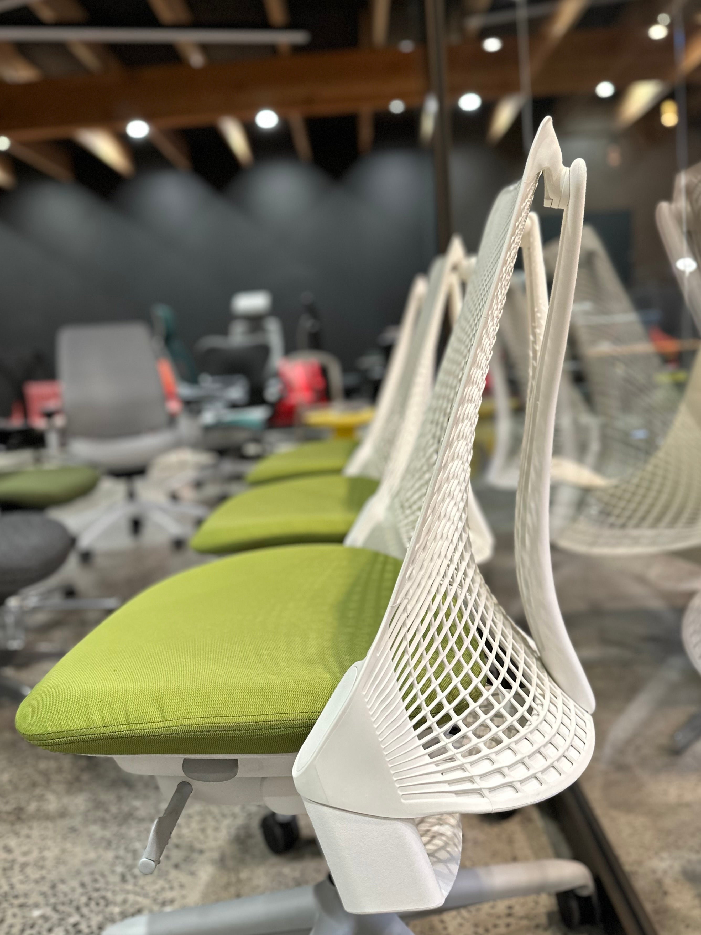 Genuine Original Authentic Herman Miller Sayl Chair Office Furniture Ergonomic Chairs from Chairhub Melbourne Sydney Adelaide Tasmania Brisbane Wholesale Supply Chairhub North Melbourne Adjustable Lumber Support Lean Lock Gas Sear Slide Forward Leam Premium Quality Commercial