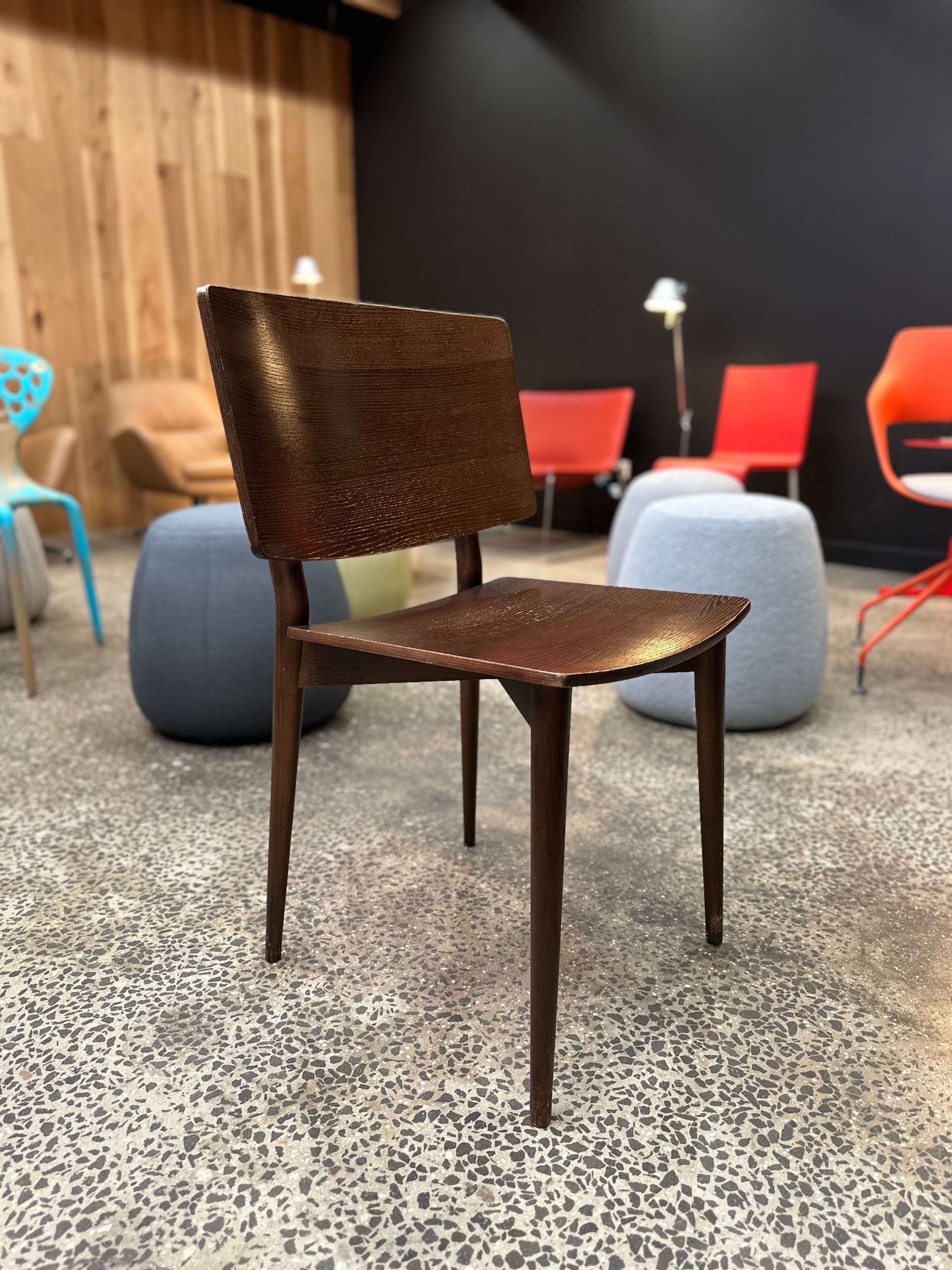 Original Jonas Lindvall Wood Dining Chairs Made in Sweden by Skandiform Verified Authentic Scandinavian - The Chair Co.