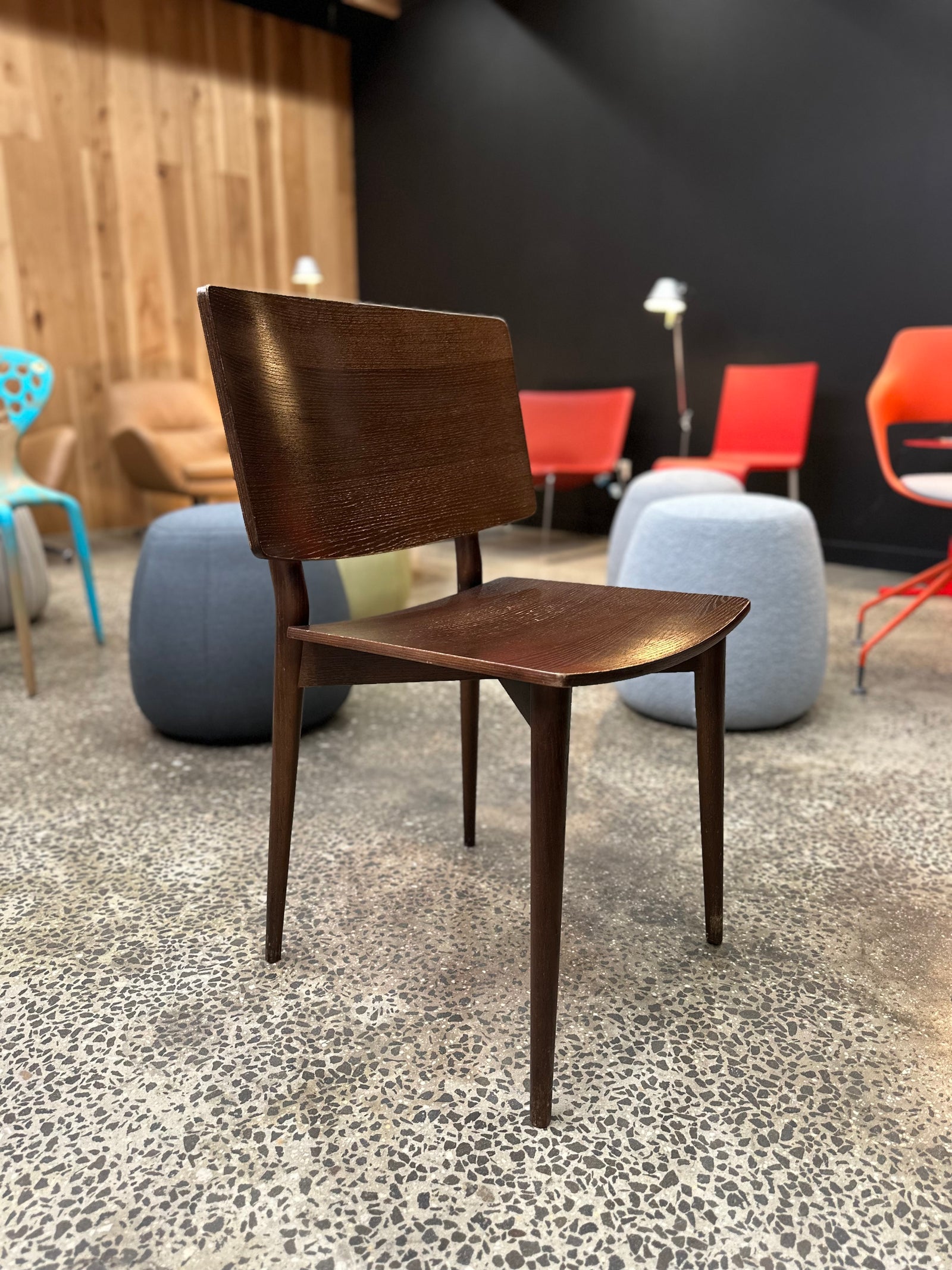 Original Jonas Lindvall Wood Dining Chairs Made in Sweden by Skandiform Verified Authentic Scandinavian - The Chair Co.