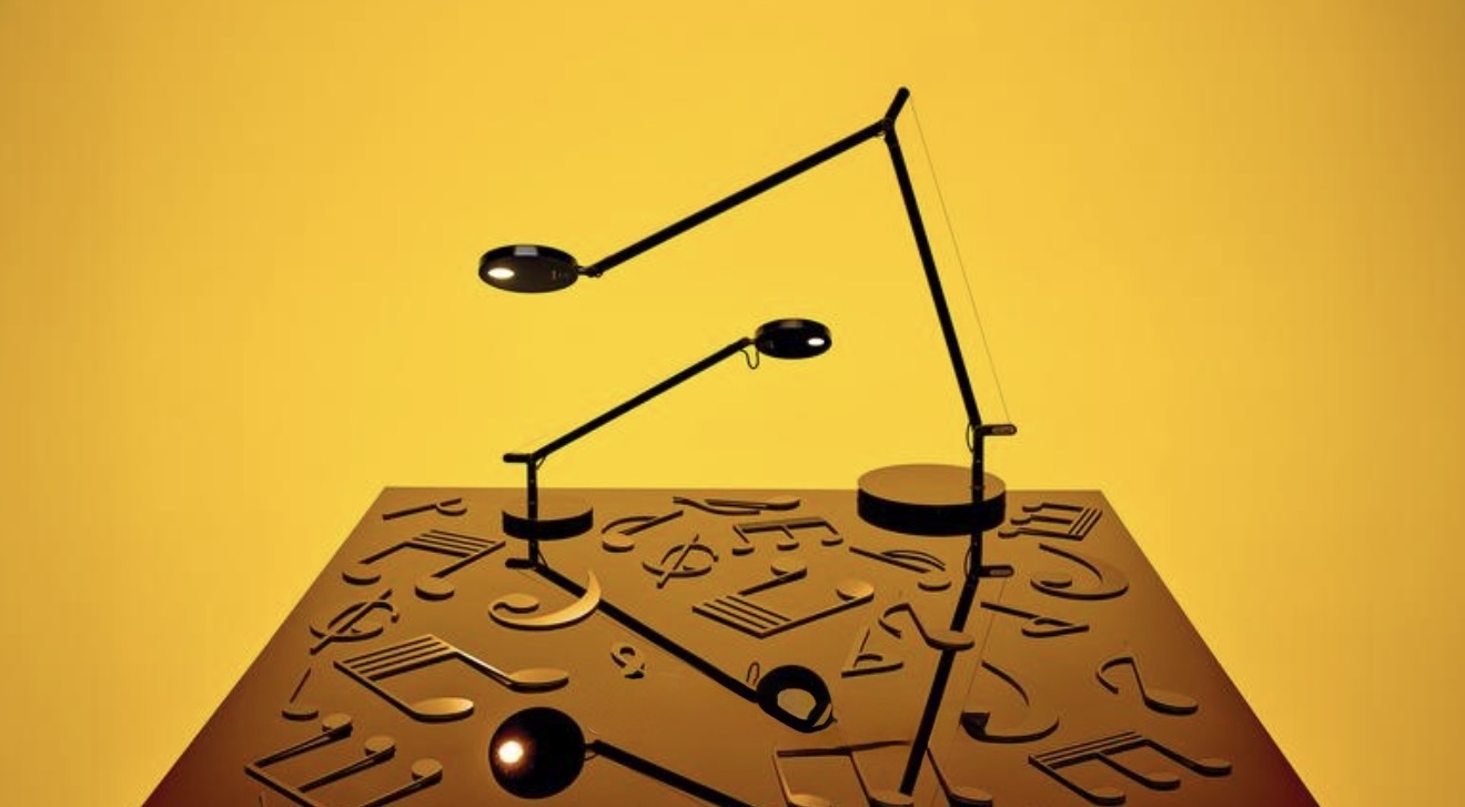 Artemide Italy 2006 Demetra Table LED Lamp, Designer Lighting, Design by Naoto Fukasawa