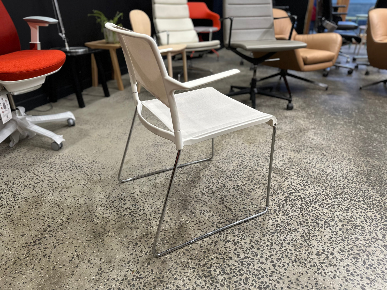 Wilkhahn A-Line Mesh Chairs Stackable Made in Germany - The Chair Co.