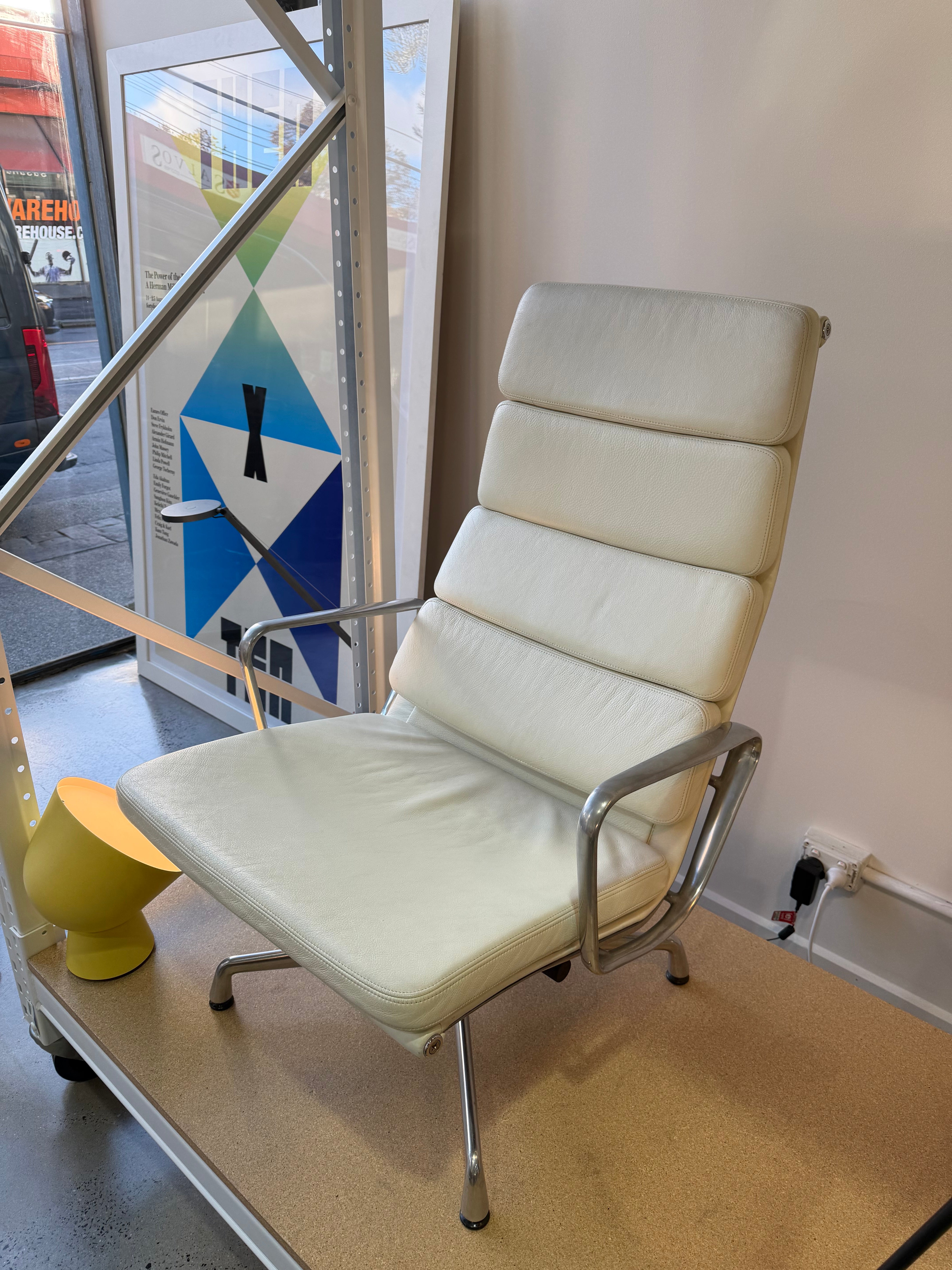 Vitra Eames Softpad Lounge Chair EA222 by Ray & Charles Eames. 1968 Design. Verified Authentic. MCM