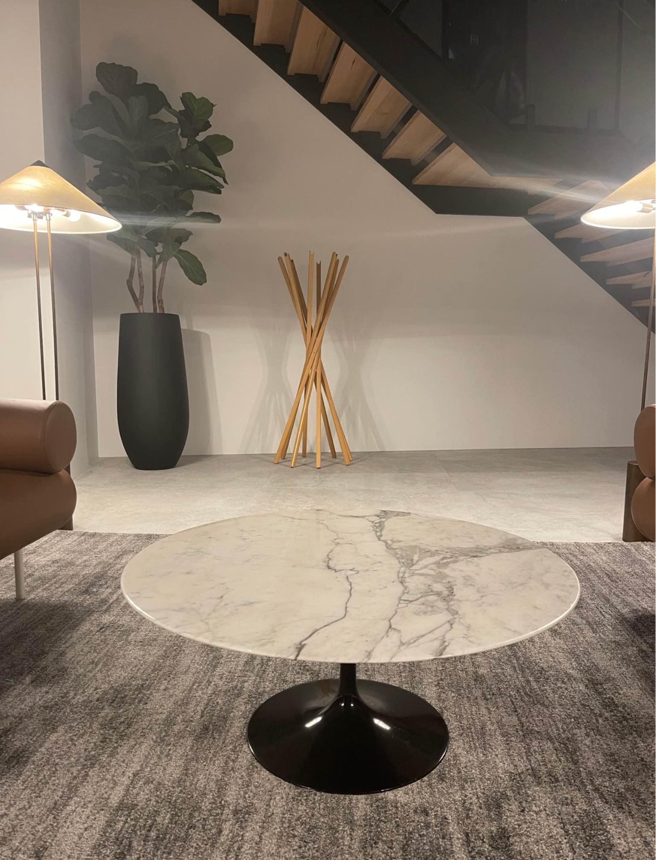 Genuine Knoll 1952 Eero Saarinen Marble Coffee Table Authentic Classic MCM Master Piece