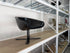 B&B Italia Mart Black Leather Armchair by Antonio Citterio. Made in Italy. Verified Authentic