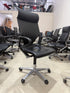 Wilkhahn Modus Executive 28 284/71 Black Club Leather High-back Ergonomic Armchair for Office - The Chair Co.