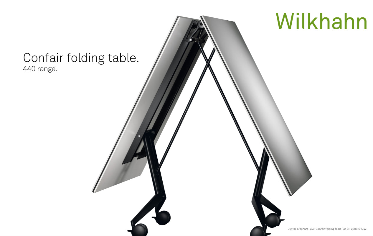 Wilkhahn Confair Conference Table | World’s No1 Acclaimed Foldable Conference Table w/ Full Mobility | Made in Germany & Australia - The Chair Co.