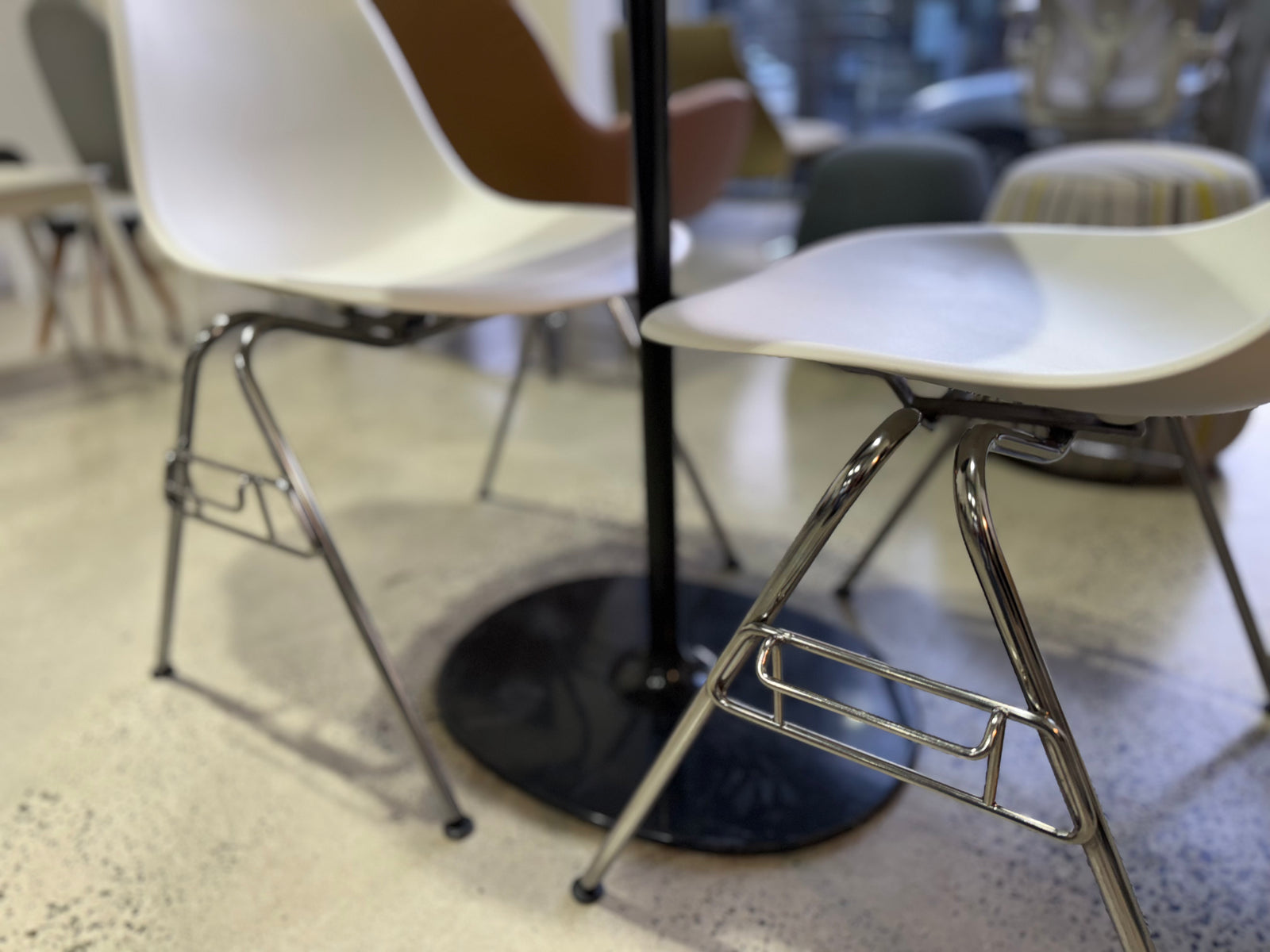Herman Miller Eames DSS Stacking Chair Verified Authentic Iconic MCM Piece by Ray & Charles Eames 1950 Authentic Eames Office