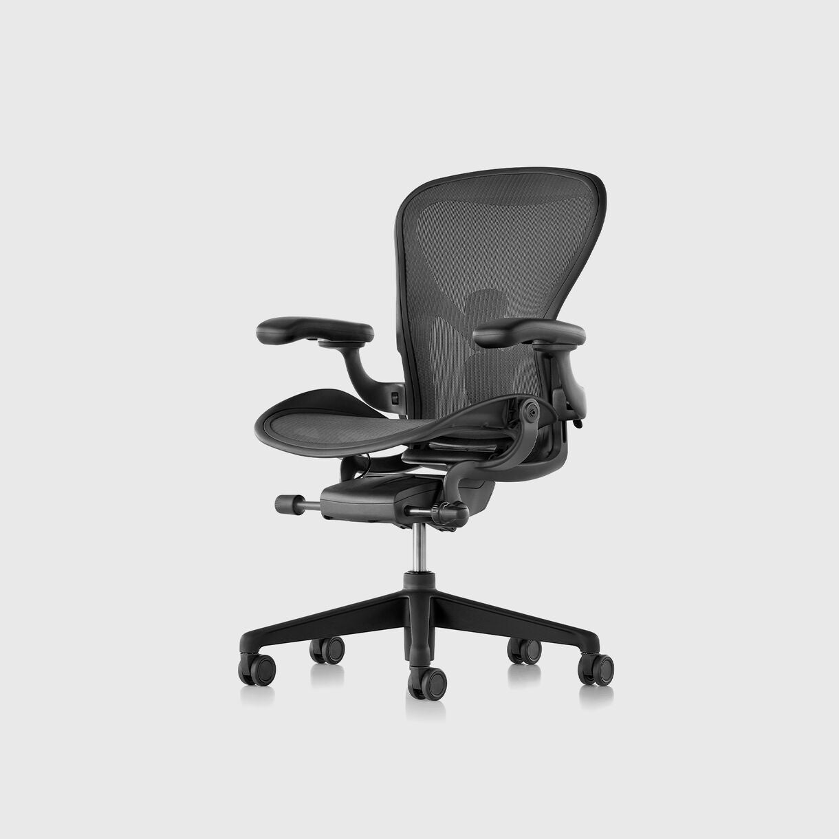 Graphite Carbon Herman Miller Aeron Chair Remastered Aeron Remastered Brand New Genuine Authentic Original Ergonomic Office Chair Work Chair Designer MOMA iconic robust classic heavy duty chairhub North Melbourne chairs Melbourne Sydney Australia