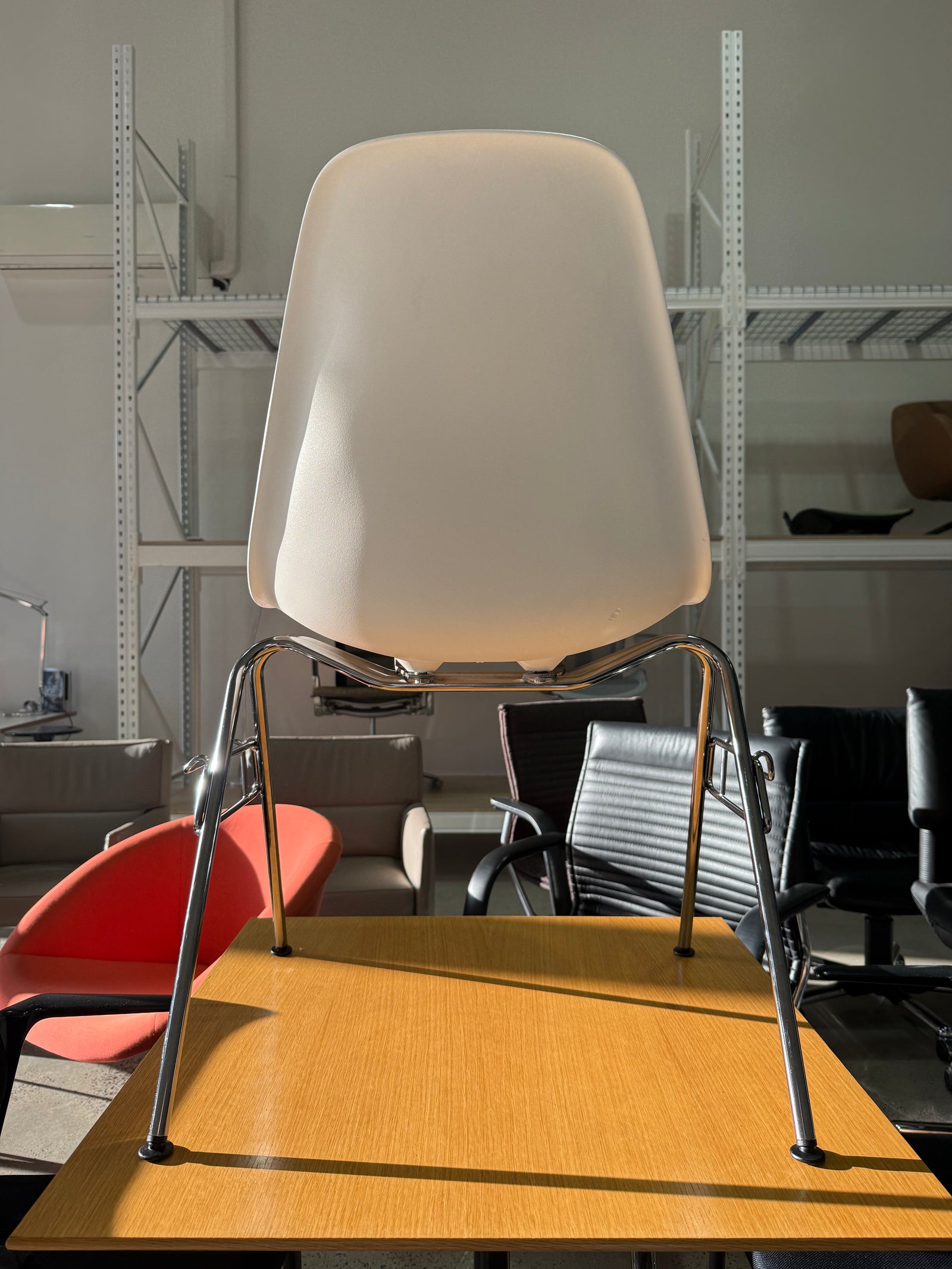 Herman Miller Eames DSS Stacking Chair Verified Authentic Iconic MCM Piece by Ray & Charles Eames 1950 Authentic Eames Office