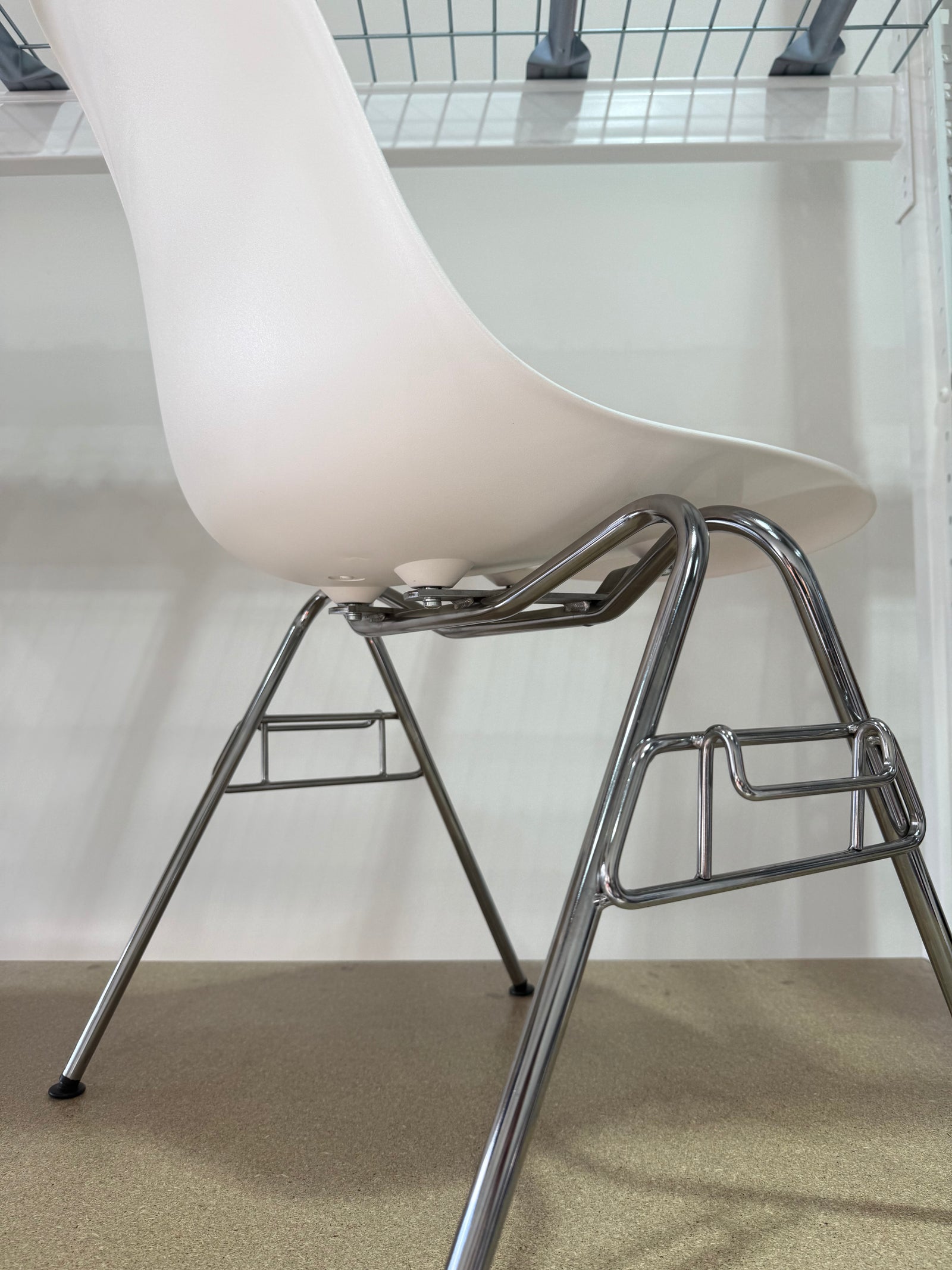 Herman Miller Eames DSS Stacking Chair Verified Authentic Iconic MCM Piece by Ray & Charles Eames 1950 Authentic Eames Office
