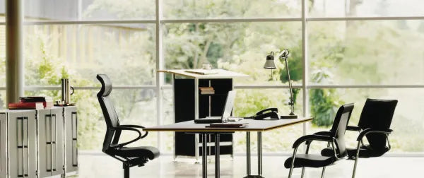 Wilkhahn Modus Executive 28 284/71 Black Club Leather High-back Ergonomic Armchair for Office - The Chair Co.