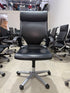 Wilkhahn Modus Executive 28 284/71 Black Club Leather High-back Ergonomic Armchair for Office - The Chair Co.