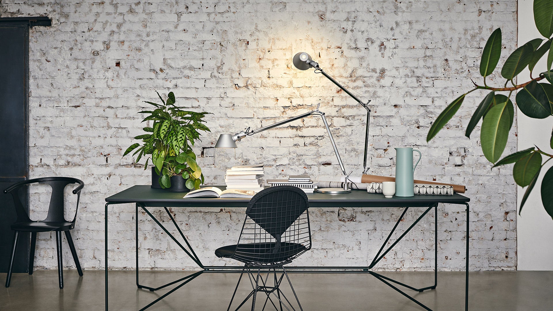 Artemide Tolomeo Table Lamp Light Lighting Lights Melbourne Australia Flos LED Lighting Work Study Office Home alloy aluminum Sydney Brisbane Office Furniture Genuine Authentic Designer Office desk chair ergonomic Herman Miller Vitra Wilkhahn