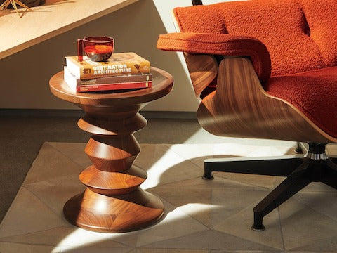 Eames Turned Stool Designed by Ray and Charles Eames 1960 for Herman Miller - The Chair Co.